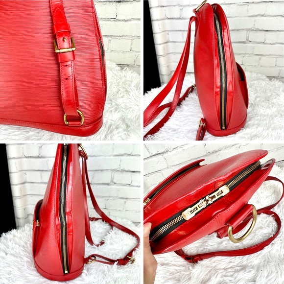 Louis Vuitton Red Epi Leather Backpack Custom - Picture 10 of 16